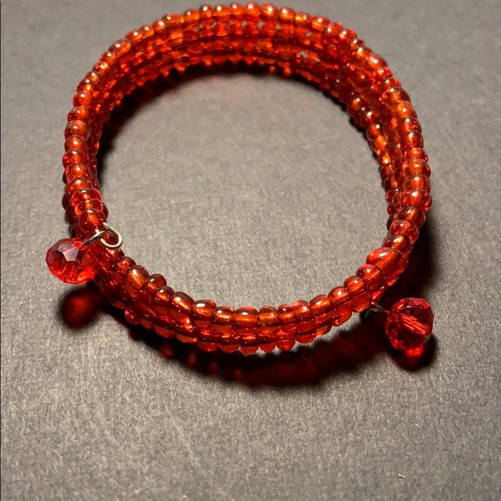 Handmade memory wire bracelet